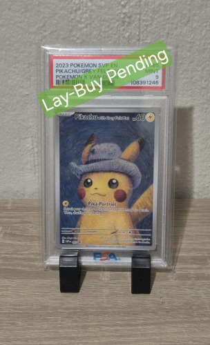 Pokémon - Pikachu with Grey Felt Hat - Van Gogh Promo SVP 085 - PSA 9